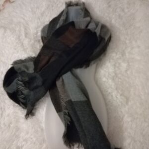 3/$70 Steve Madden Asymmetrical Colorblock Shawl Scarf